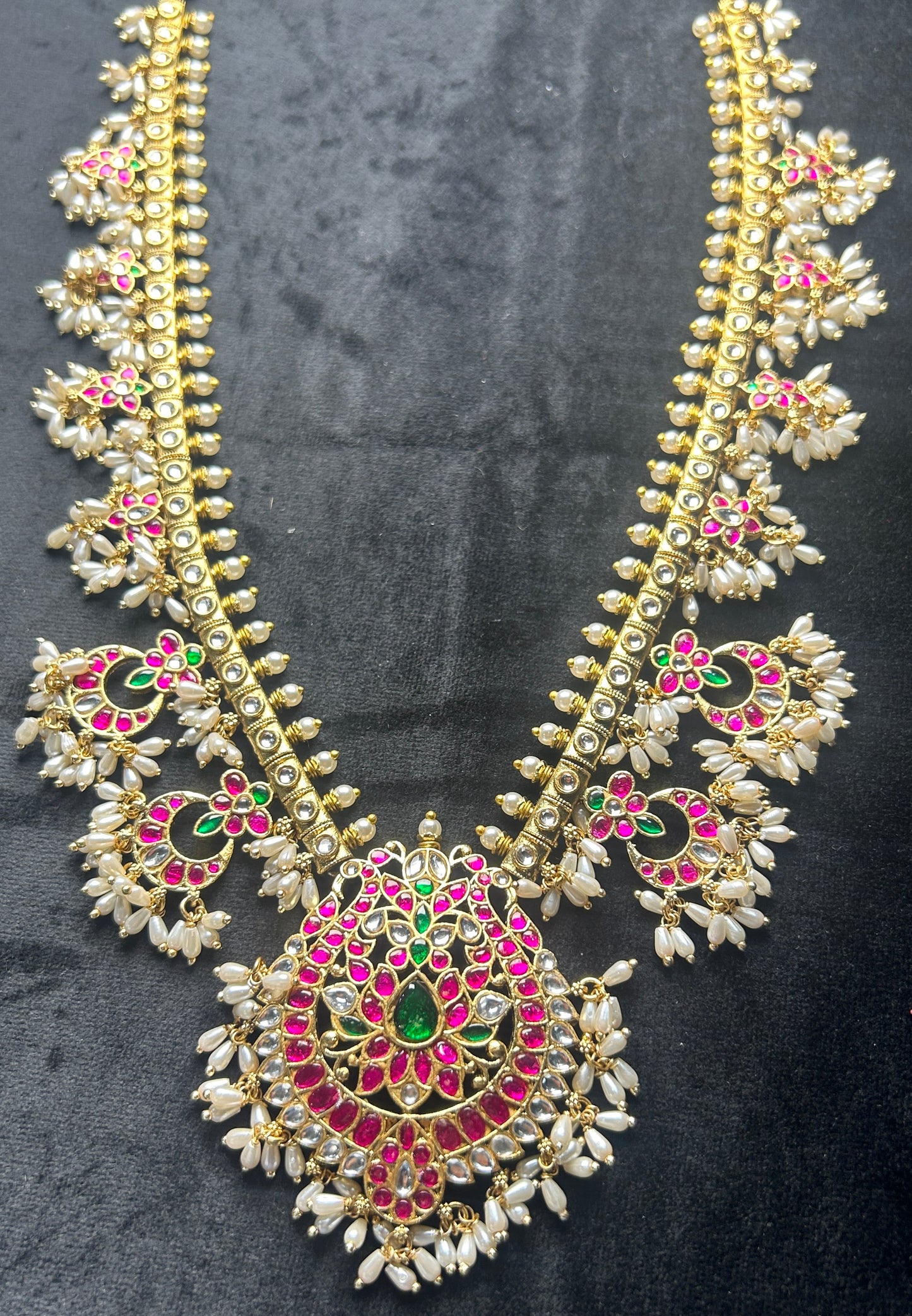 Bridal Pachchikam Kundan Haar