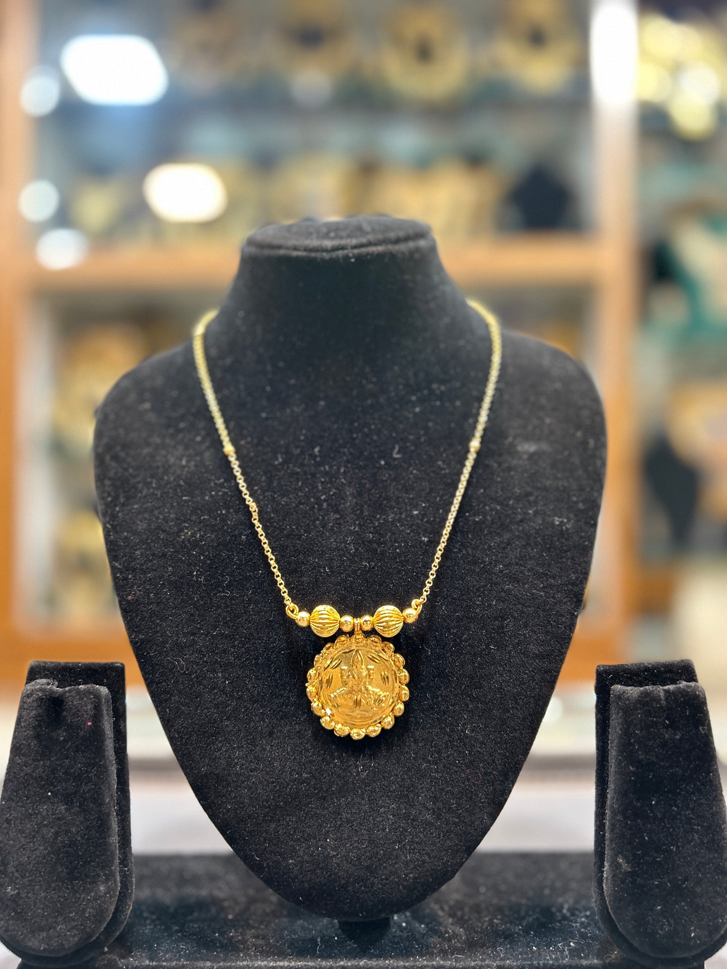 Traditional Maharashtrian Coin Pendant Necklace