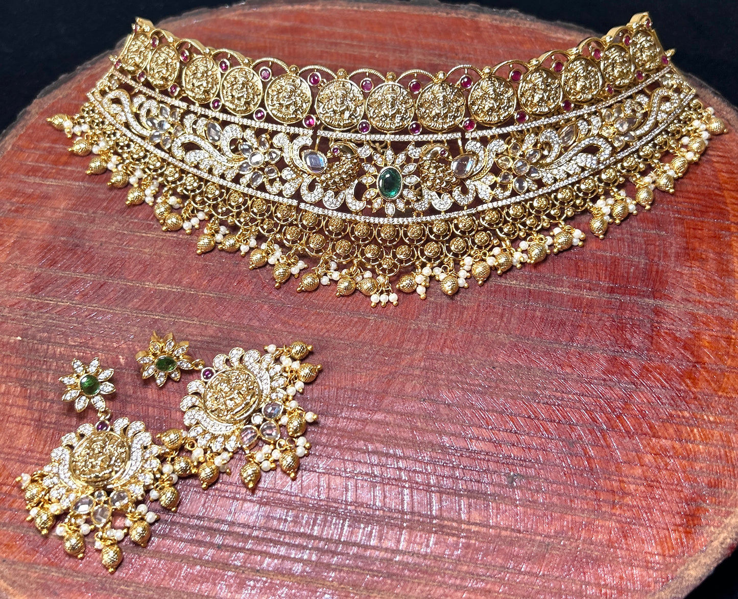 Antique Lakshmi Coin Choker Set