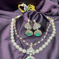 Emerald Ruby Polki Necklace Set