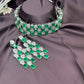 Emerald & Diamond Choker Necklace Set