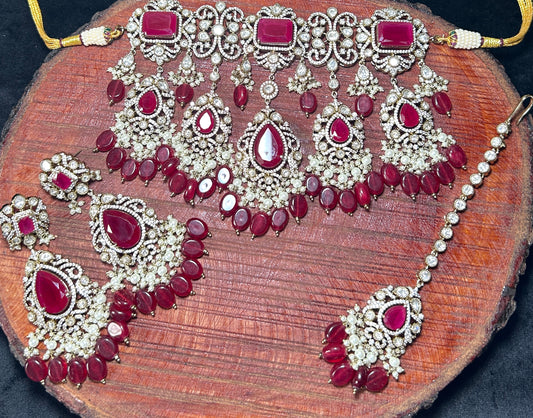 Royal Ruby Bridal Jewellery Set