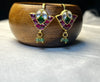Lotus Fan Kundan Bugdi Earrings