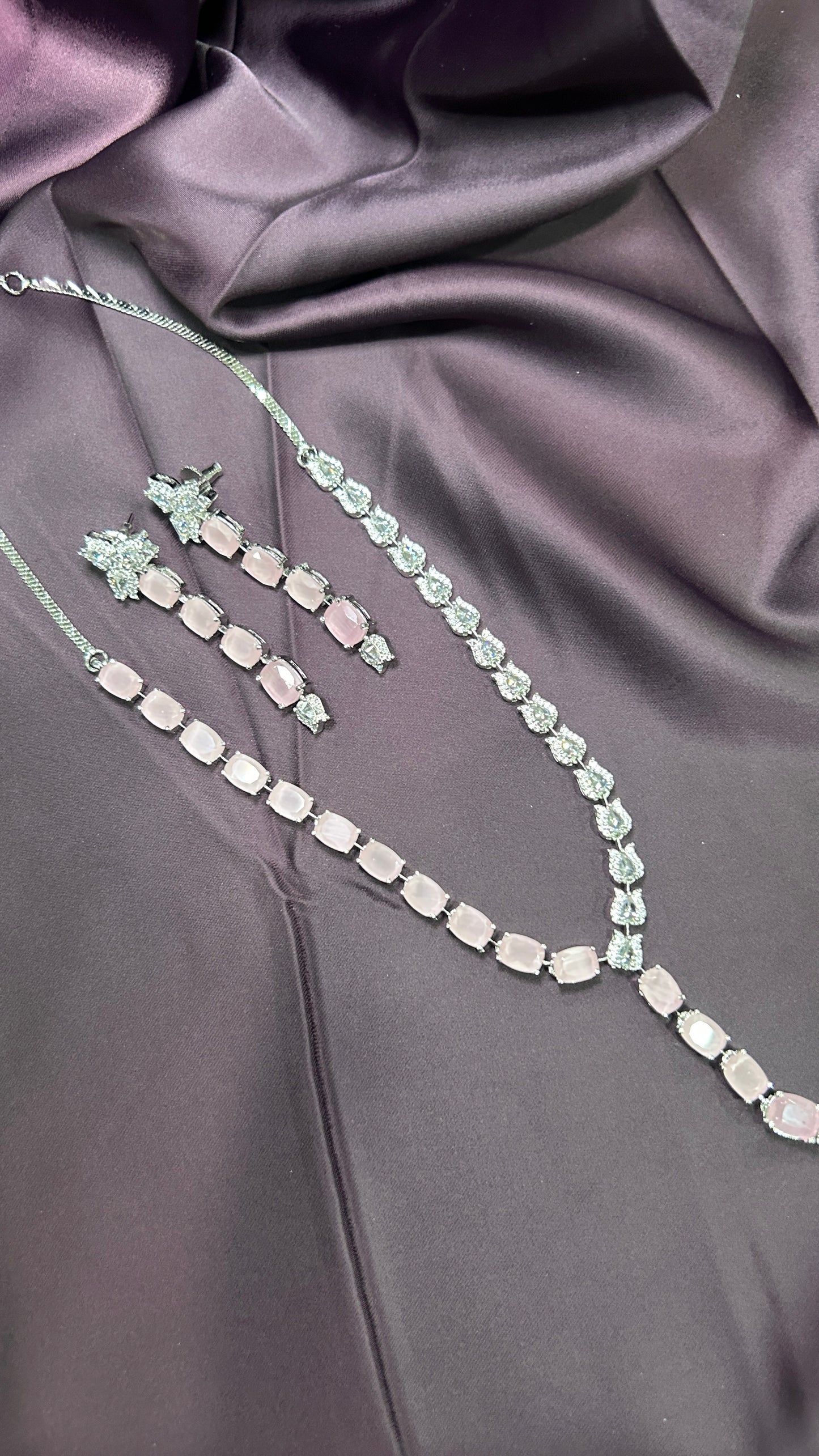 Blush Pink Diamond Long Set