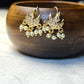 Chand-Shaped Stone Studded Bugdi Earrings