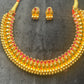 Rajlaxmi Antique Temple Necklace Set