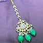 Royal Emerald Glow Maang Tikka