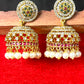 Royal Kundan Pearl Jhumka Earrings