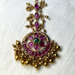 Kundan Maang Tikka with Ghungroo Detailing