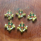 Peacock Design Hair Accessory with Kundan, Pearls & Ghungroo
