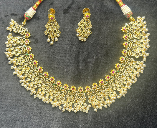 Royal Rajwadi Pearl Haar Set