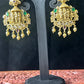 Temple Jewellery Earrings – Ram Darbar with Kundan & Antique Gold Finish
