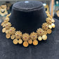 Traditional Maharashtrian Coin & Floral Necklace Set
