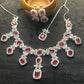 Ruby Regal Radiance Necklace Set