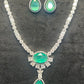 Mint Radiance Designer Necklace Set
