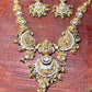 Antique Goddess Lakshmi Temple Necklace Set