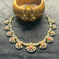 Ruby Drop Elegance Necklace Set