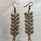 Diamond Vine Hook Earrings with Kana Chain Connector Loops
