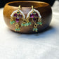 Crescent Arch Kundan Bugdi Earrings