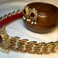 Ruby & Pearl Studded Traditional Choker Set – 1 Gram Gold Finish