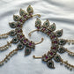 Traditional Pearl Back Ear Cuffs with Kundan Detailing