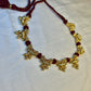 Traditional Kemp Gundu Mala Necklace – 1 Gram Gold Plated