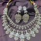 Grand Bridal Diamond Choker with Jhumka Earrings