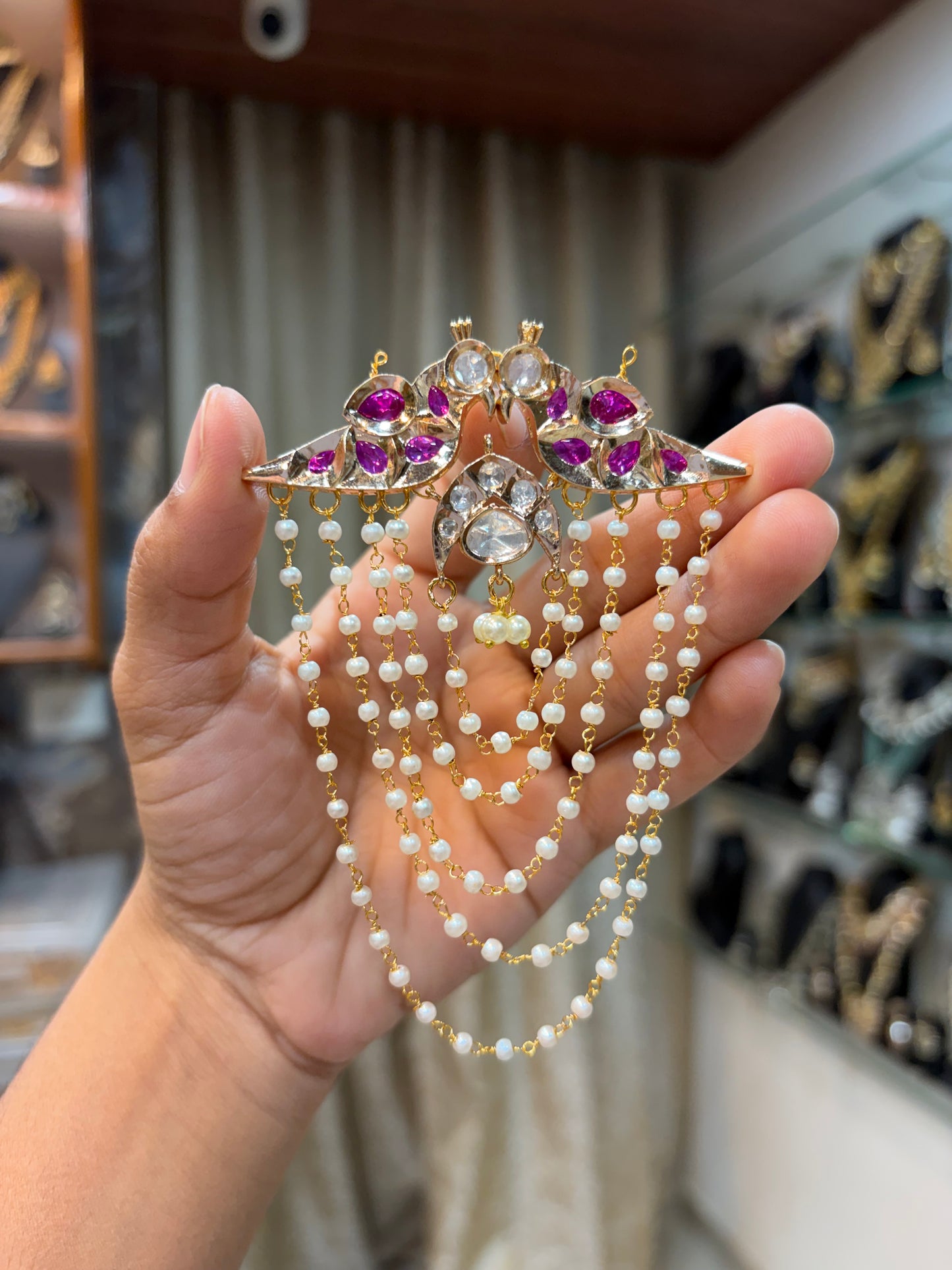 Parrot Pearl Hair Accessory