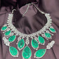 Grand Emerald & Diamond Statement Necklace