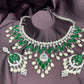 Emerald & Pearl Royal Bridal Set