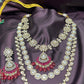 Polki & Ruby Long Bridal Set