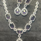 Royal Amethyst Glam Necklace Set