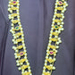 Pearl Temple-Style Haar with Ruby & Emerald Pendant