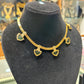 Emerald Charm Choker Necklac