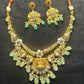 Divine Lakshmi Temple Bridal Necklace Set