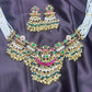 Kundan & Beaded Heritage Necklace Set