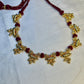 Traditional Kemp Gundu Mala Necklace – 1 Gram Gold Plated
