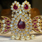 Ruby & Pearl Studded Traditional Choker Set – 1 Gram Gold Finish