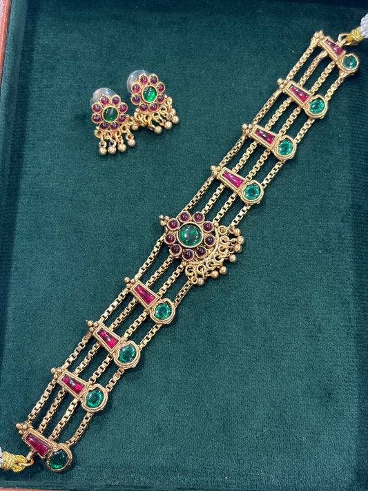 Navratna Heritage Choker