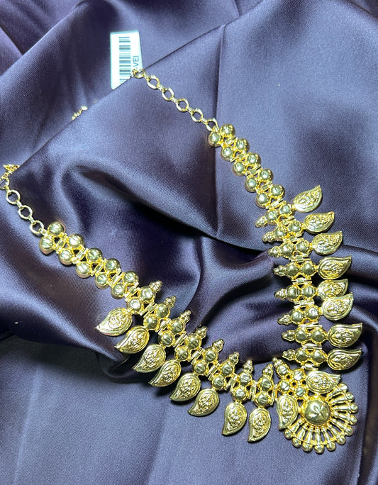 Peacock Motif Heritage Temple Necklace