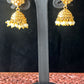 Floral Stud Jhumkas with Pearl Drops