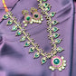 Emerald Blossom Traditional Necklace Set