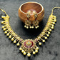 Lotus Pearl Antique Necklace Set