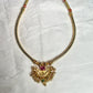 Traditional Temple-Style Gold Necklace – 1 Gram Gold