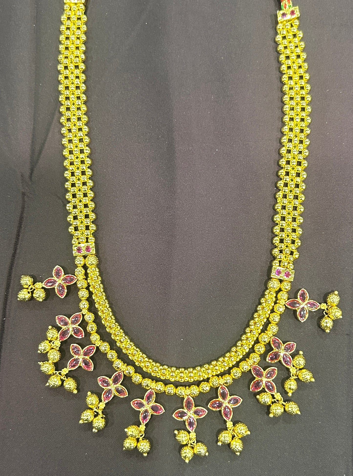 Floral Cluster Maharashtrian Necklace
