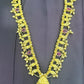 Antique Gold Temple-Style Haar with Ruby Stone Pendant