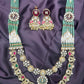 Royal Kundan & Beaded Long Necklace Set