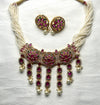 Heritage Multistrand Pearl Kundan Necklace Set