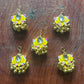 Golden Sunshine Lotus Charm