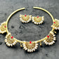 Crescent Pearl Hasli Necklace Set